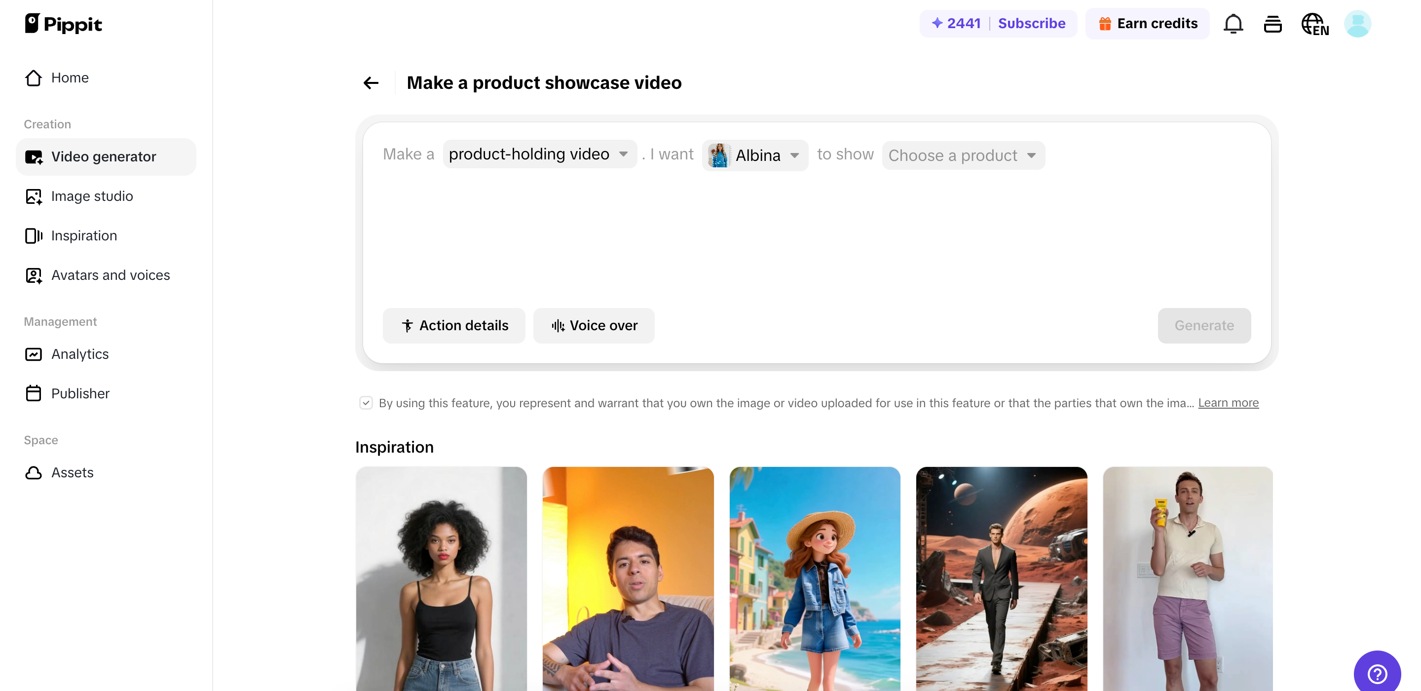 Design de vitrine de produto