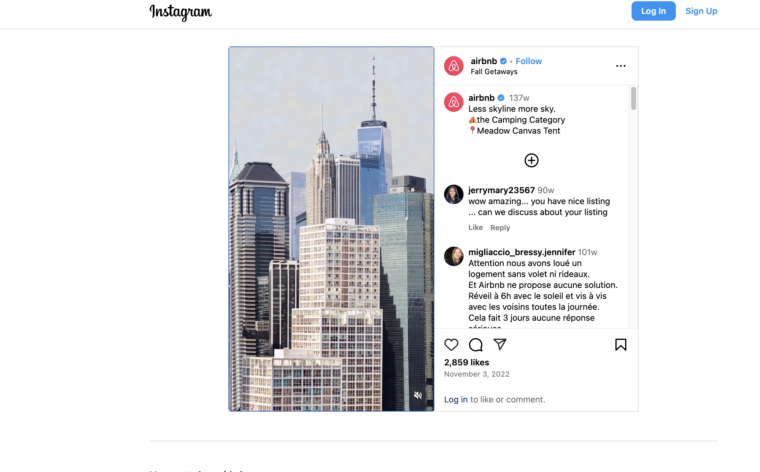 Airbnb - "Überall leben"