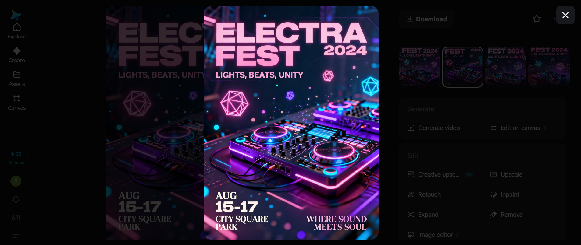 Music festival poster design: genre specific