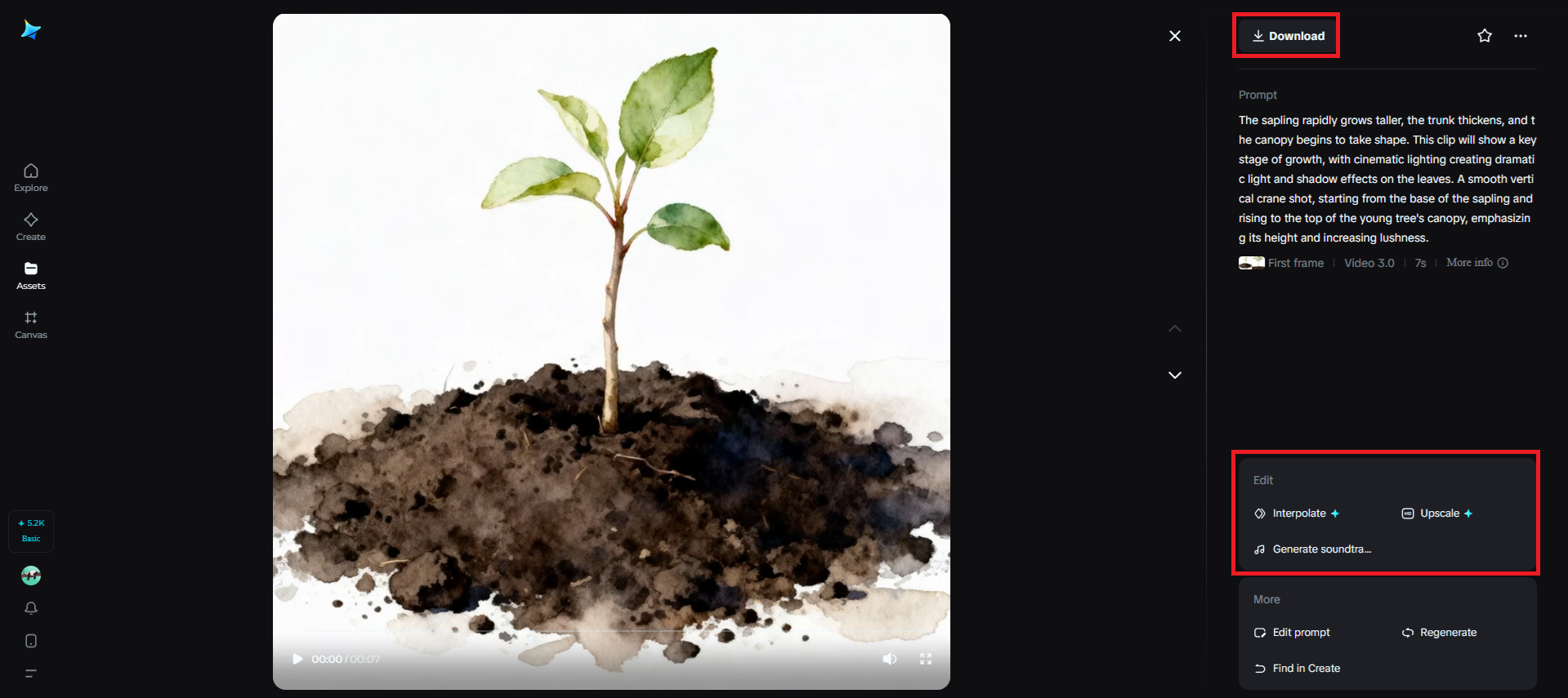 Preview and download