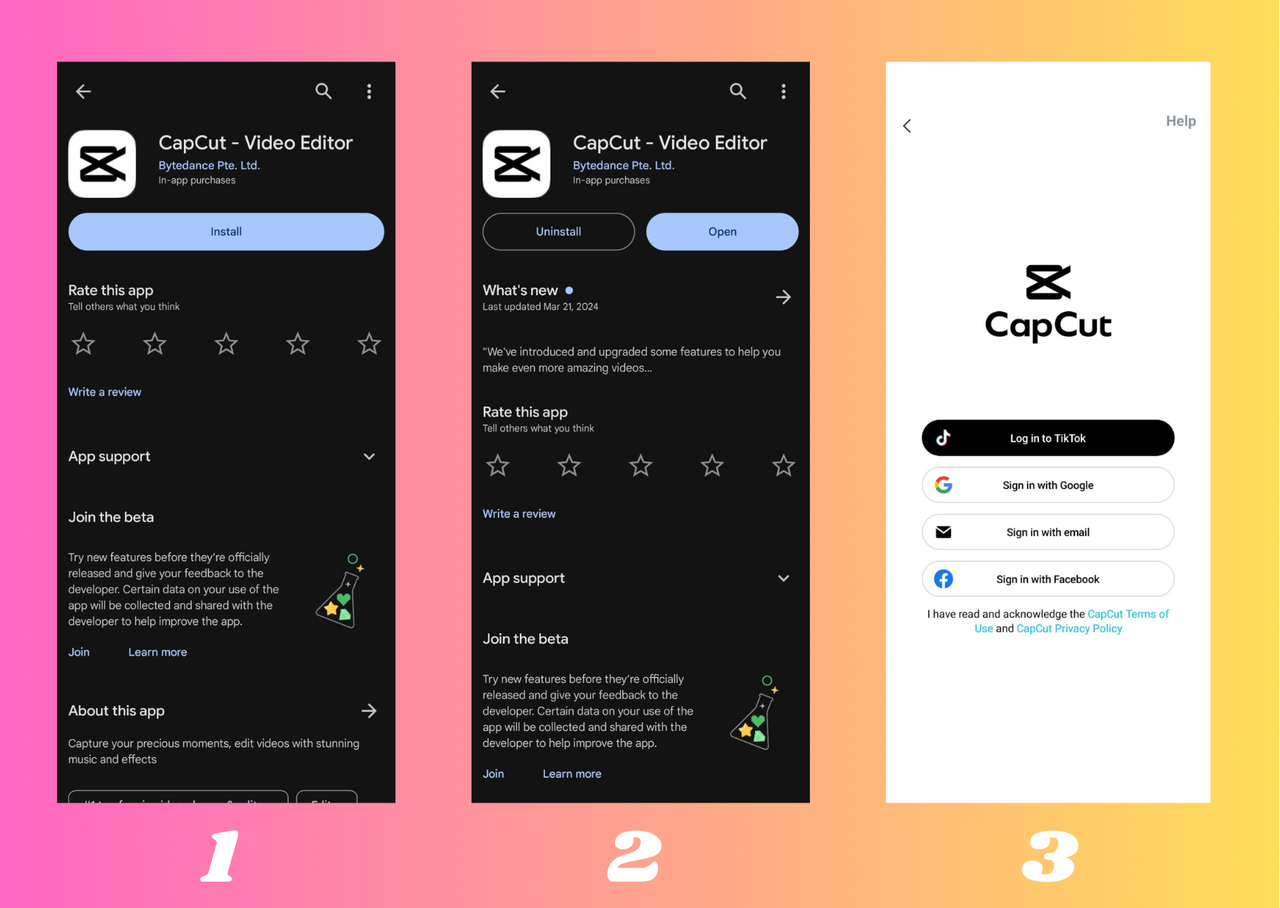 CapCut Tutorial Screenshot