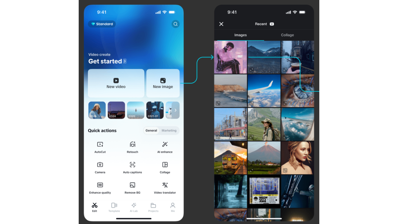 Sube tu foto - Aplicación para mejorar fotos