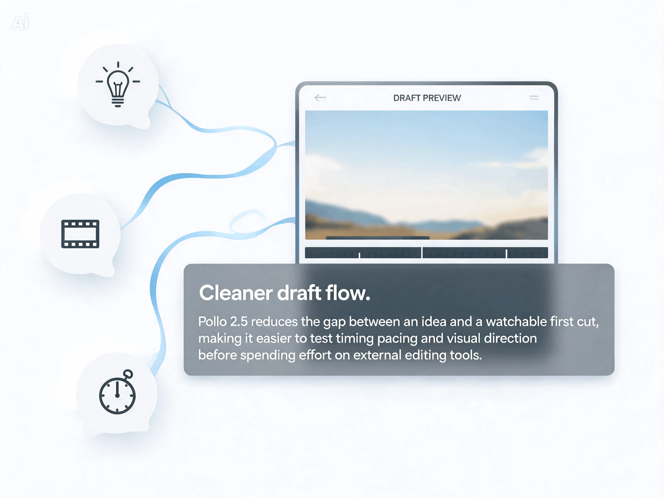 Cleaner draft flow