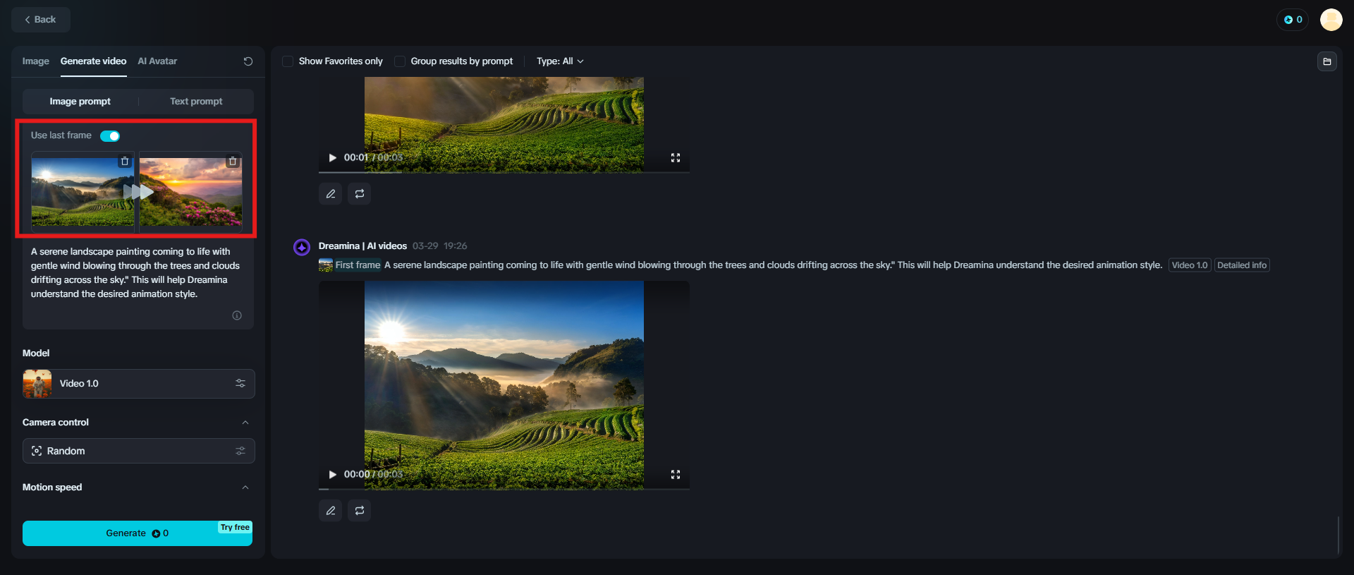 Add the last-frame picture