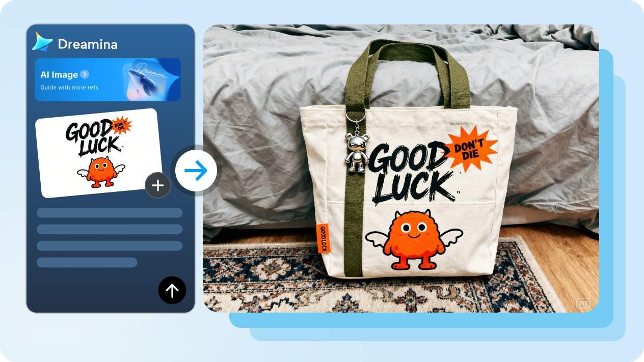 Place designs with image-to-image