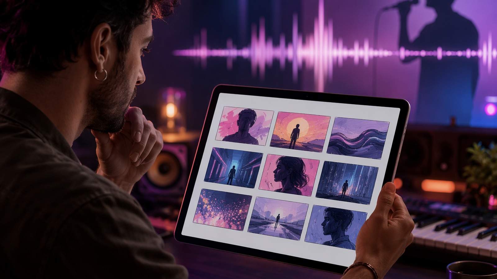 lip sync music video template cover
