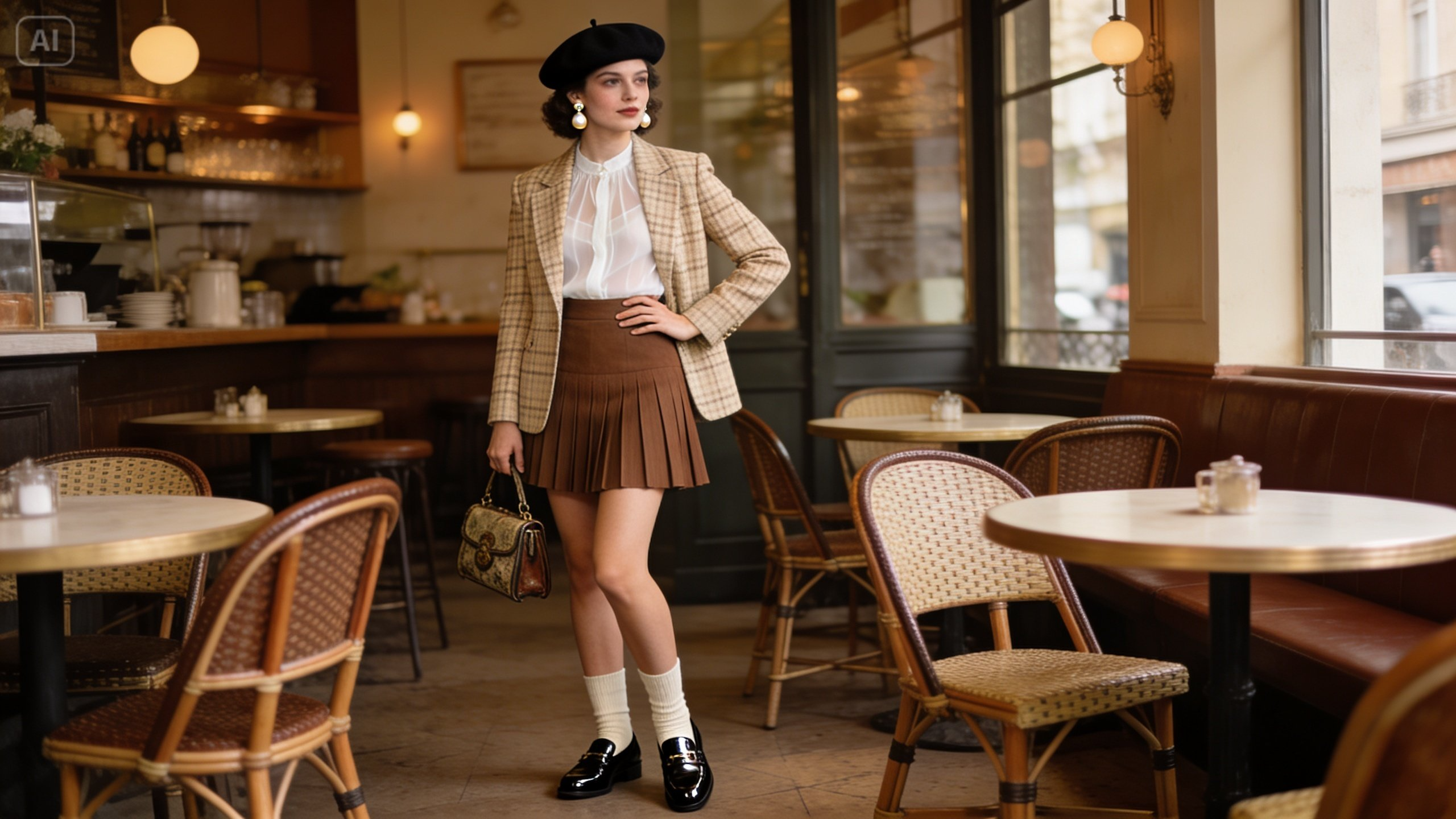 Vintage fashion stylist recreation