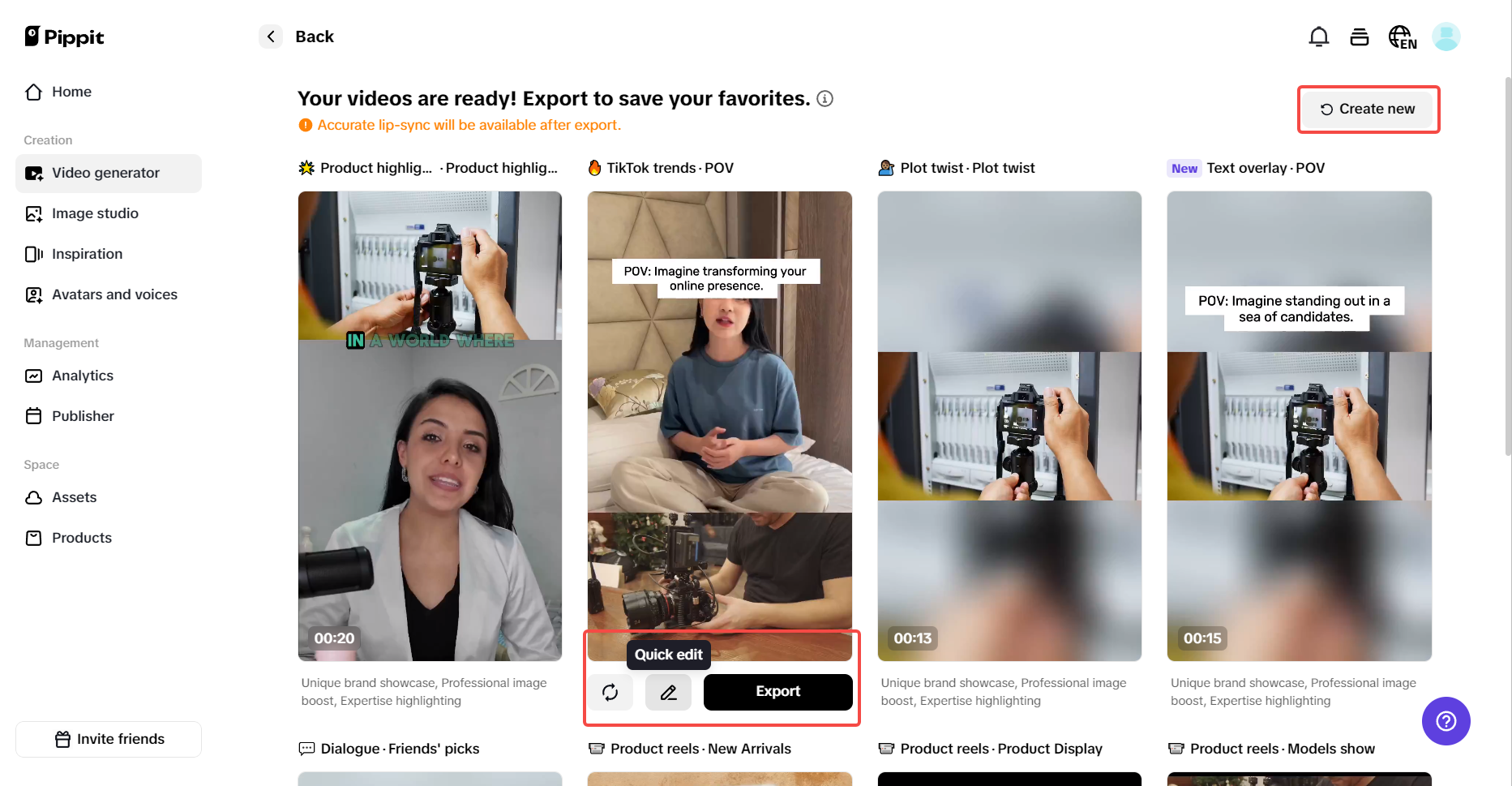 I-customize ang iyong video