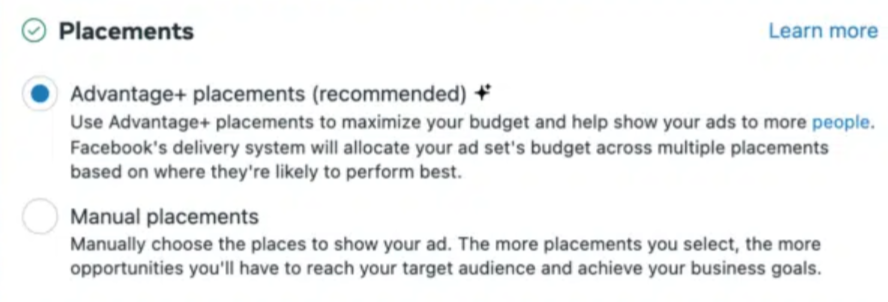 Ad placement selection