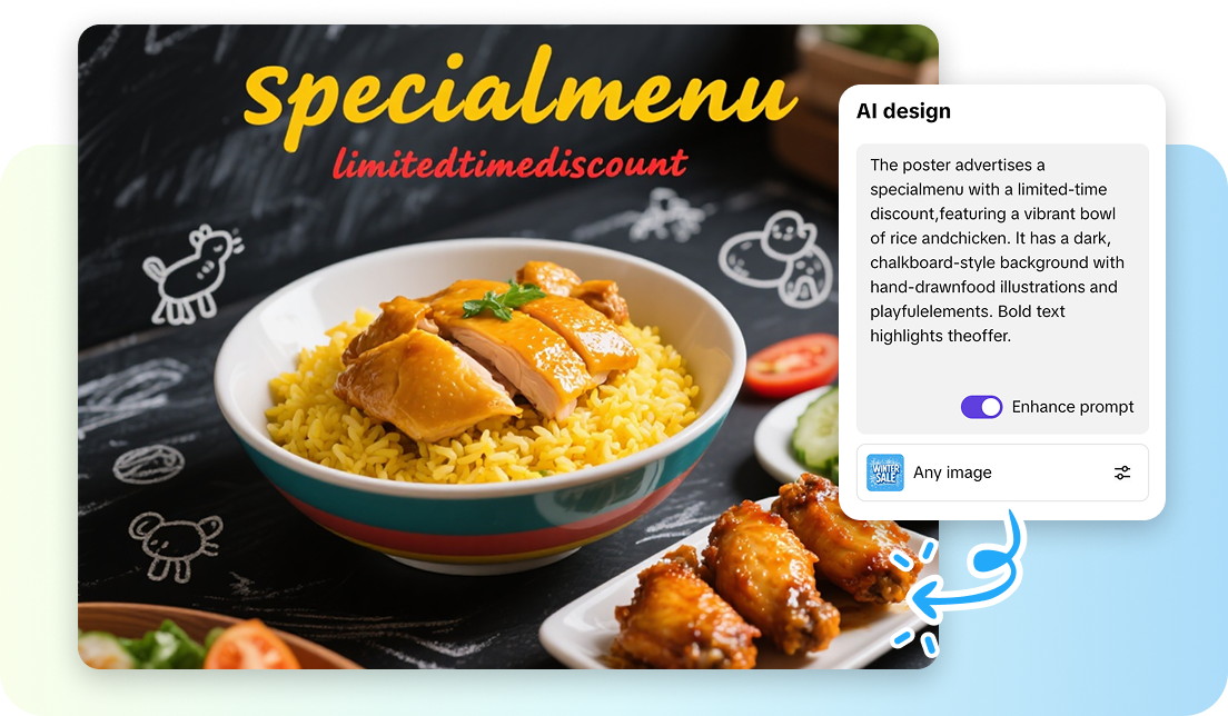 Ferramenta de design com IA no Pippit