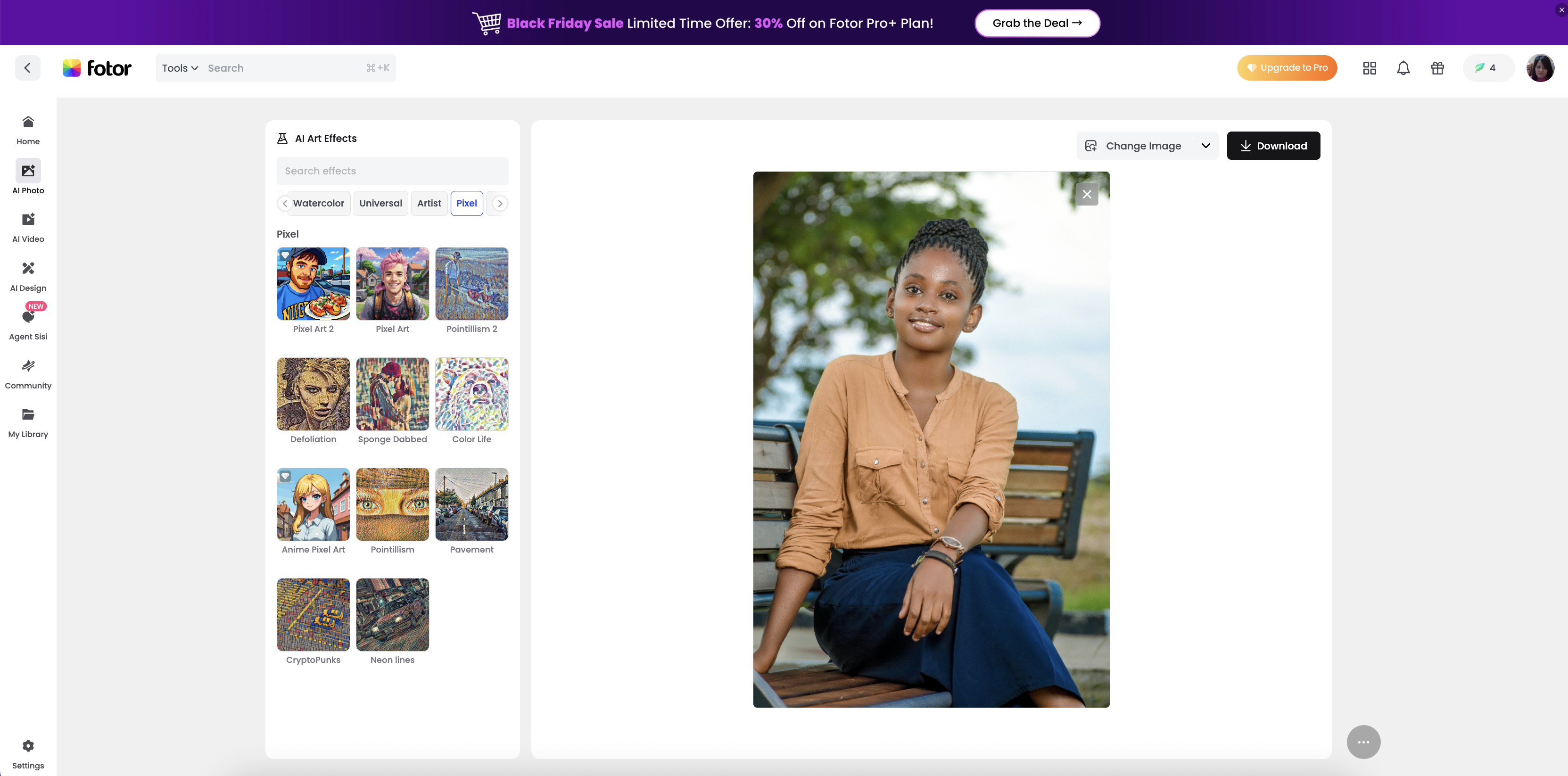 Fotor cool pixel art backgrounds