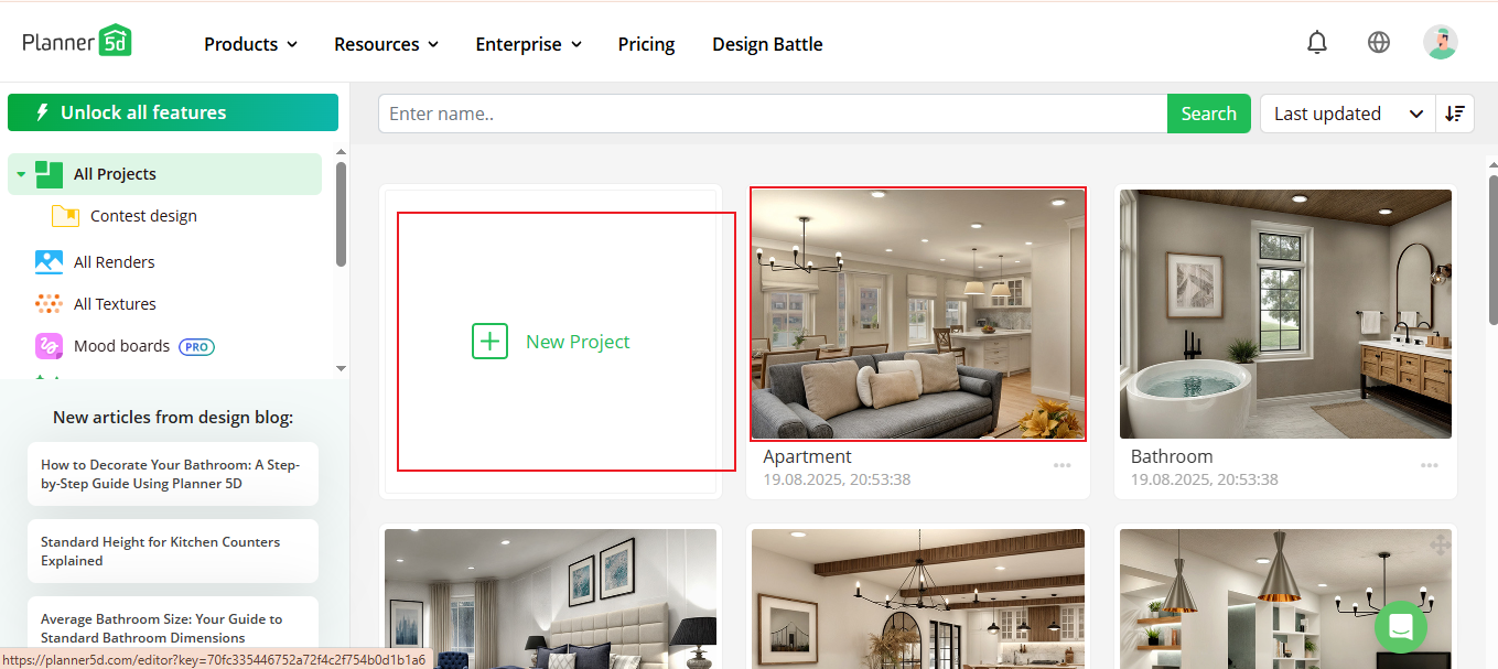 New project