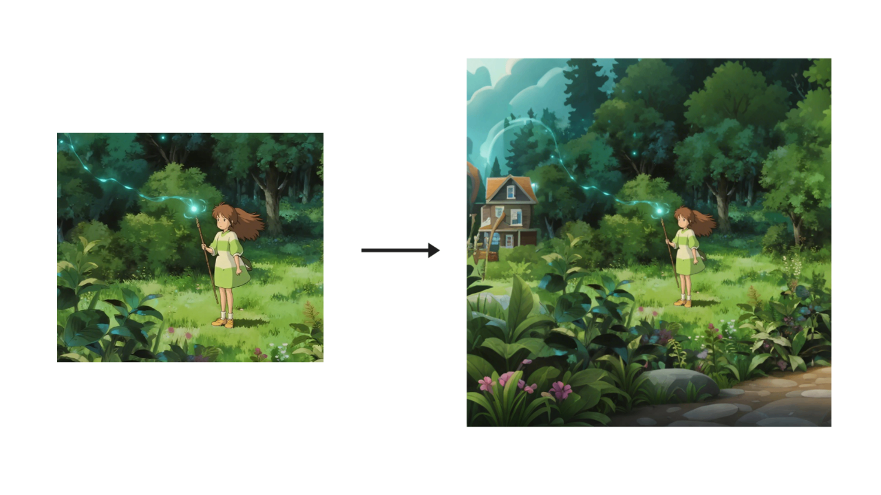 Dreamina Expand tool