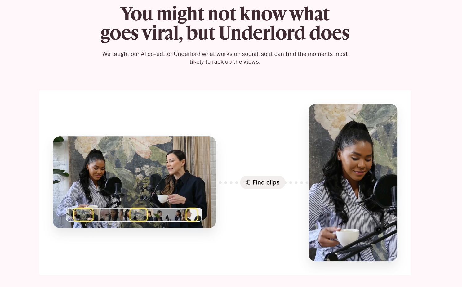 Descript's Long Video to Shorts Convertor