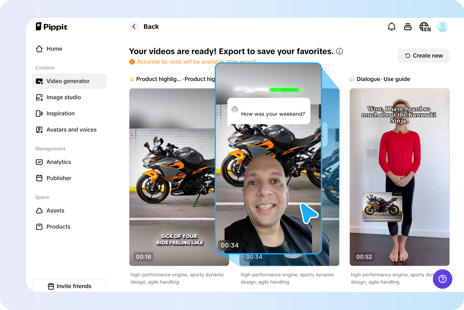 ปรับแต่งวิดีโอแนวตั้งของคุณ