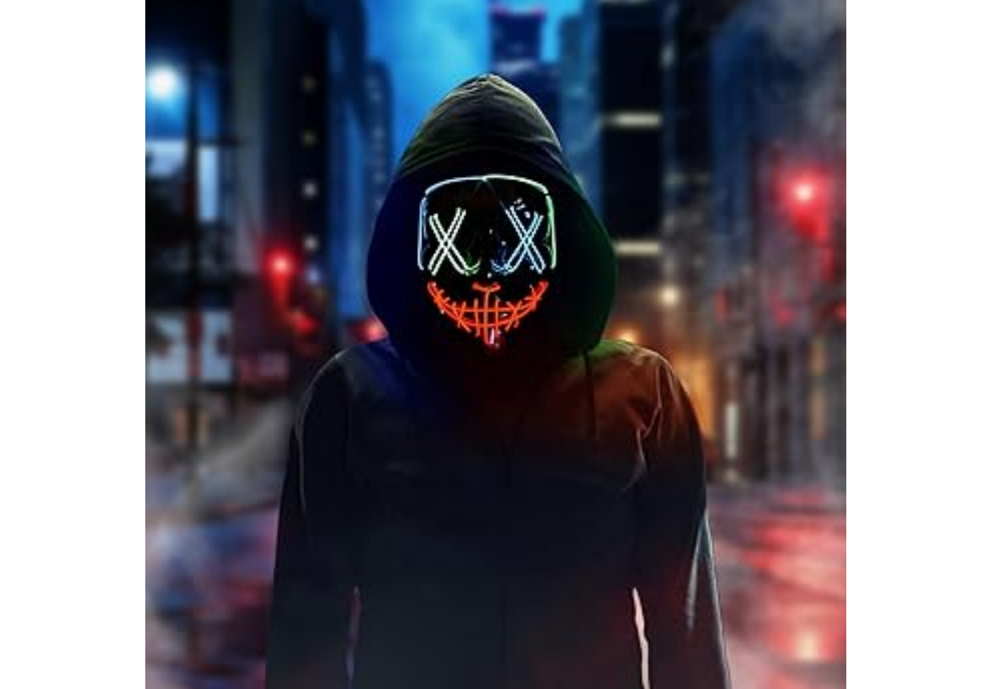 The Purge mask - Halloween makeup looks scary