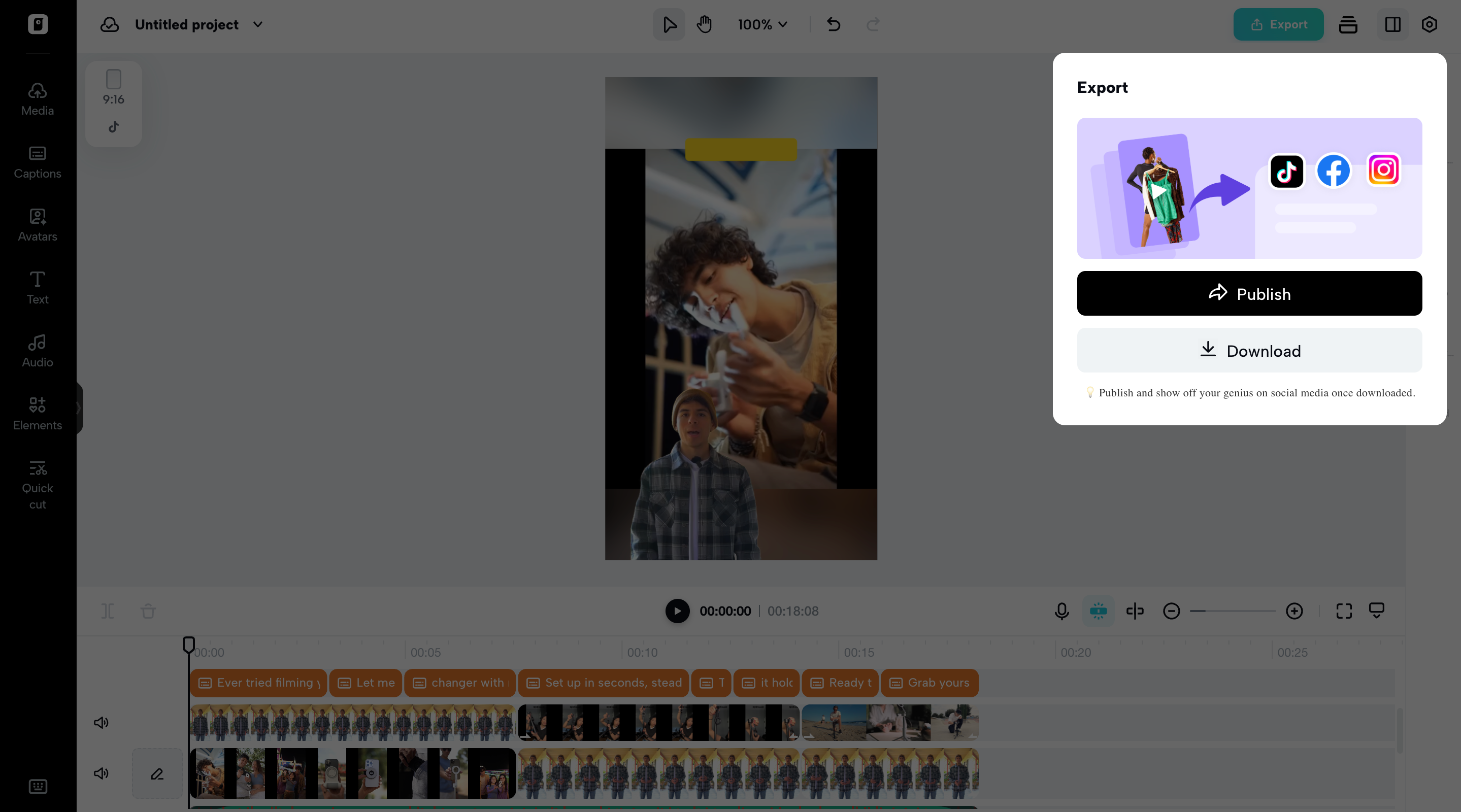 Export and share it