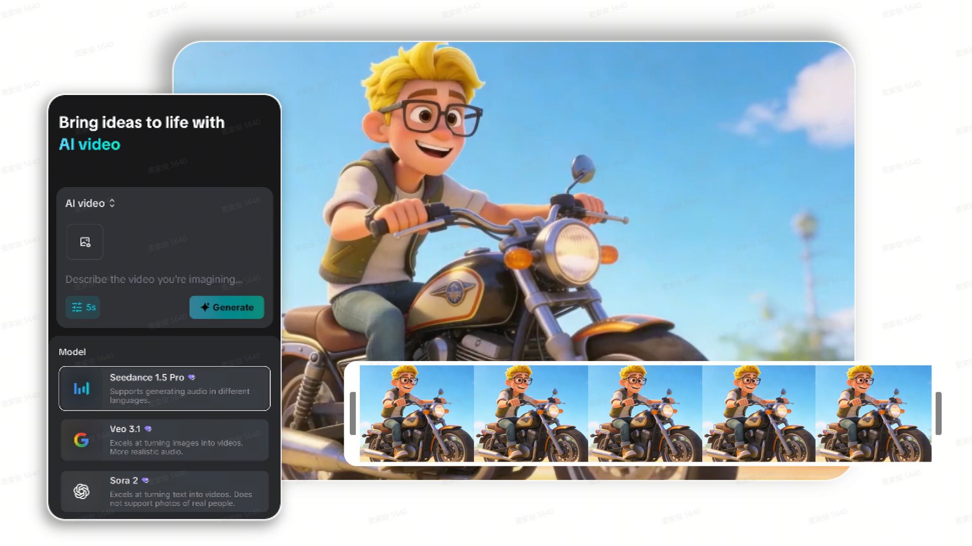 AI Video Generator with Seedance 1.5 Pro