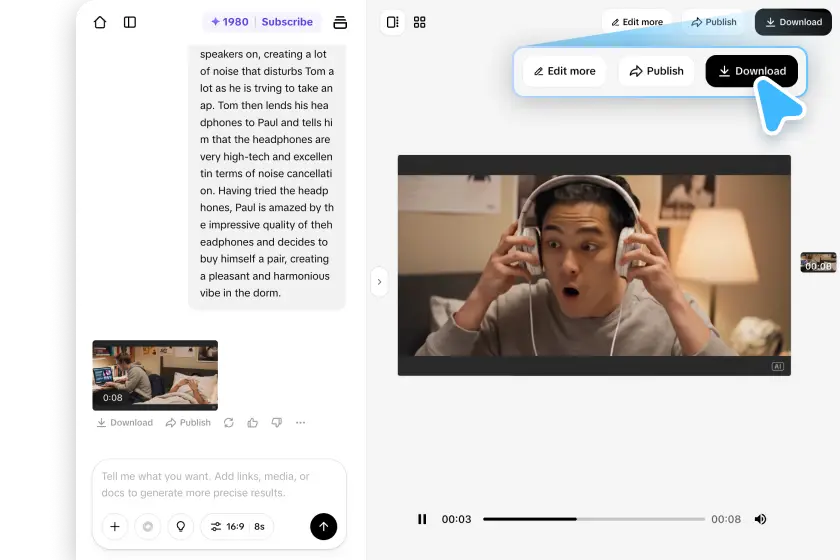 Edit, export, and publish