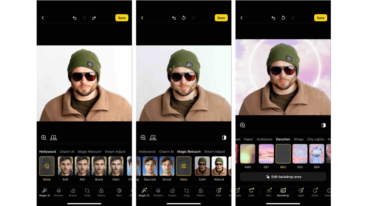 Lensa app's filters