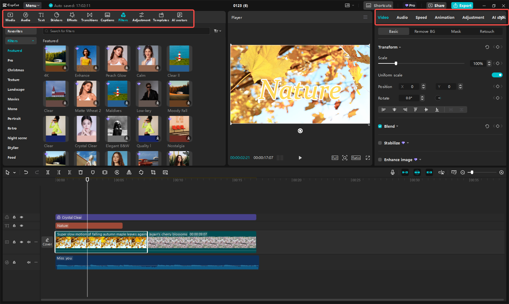 Mengedit video YouTube di CapCut