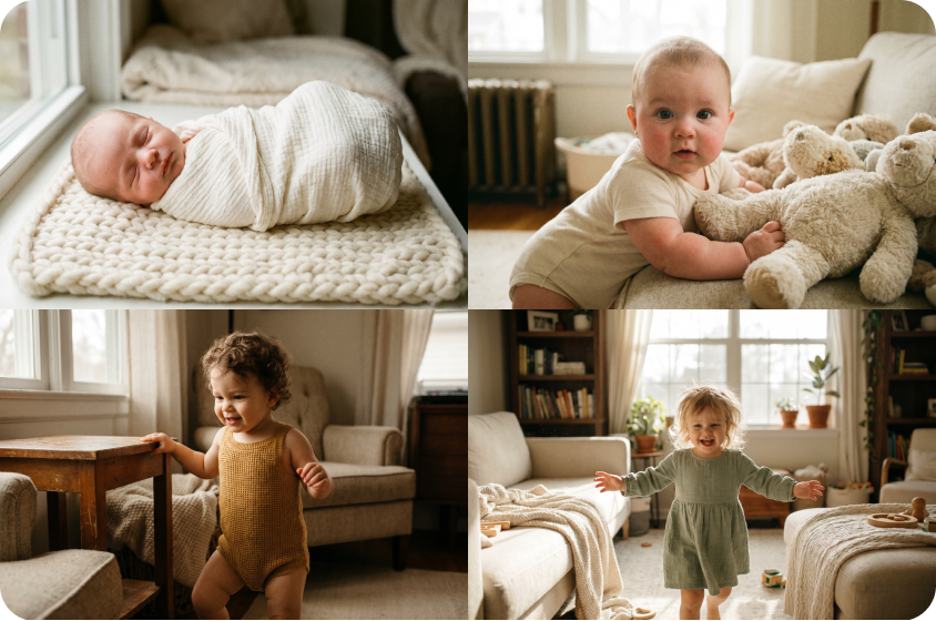 Exploring different childhood milestones