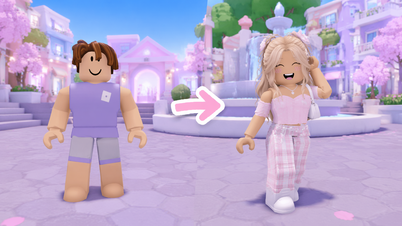 Contoh gesaan penapis Dreamina roblox 2: Ubah suai avatar preppy