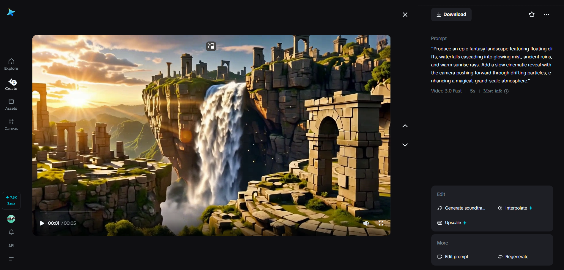 幻想的な風景画像