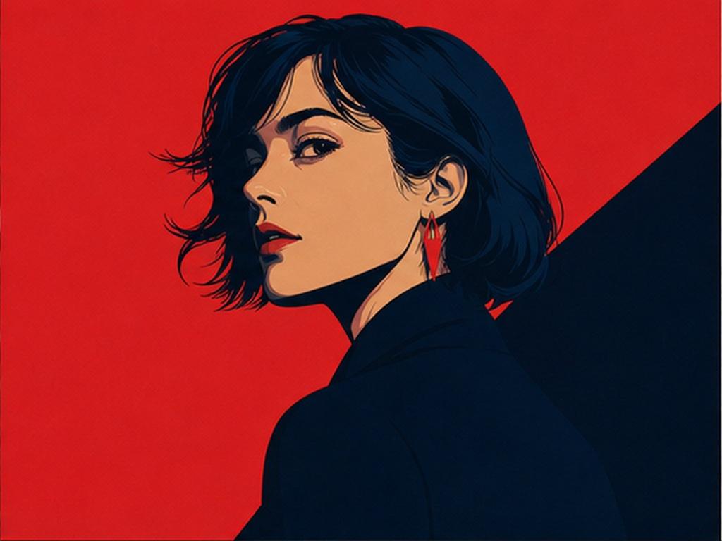Vetri Editz Official AI Prompt prompt example 2 - Bold vector portrait