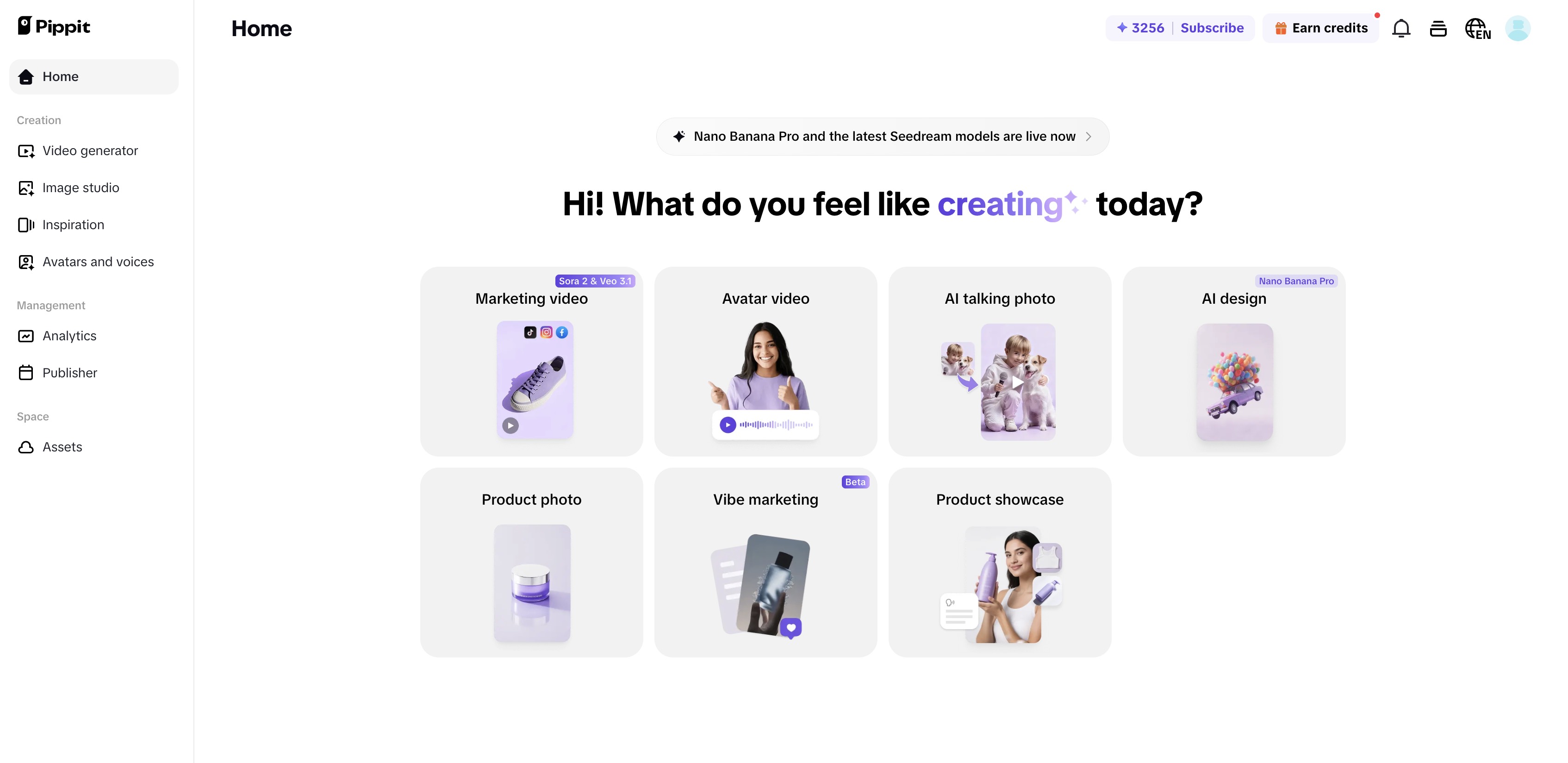 ferramenta de edição Pippit AI
