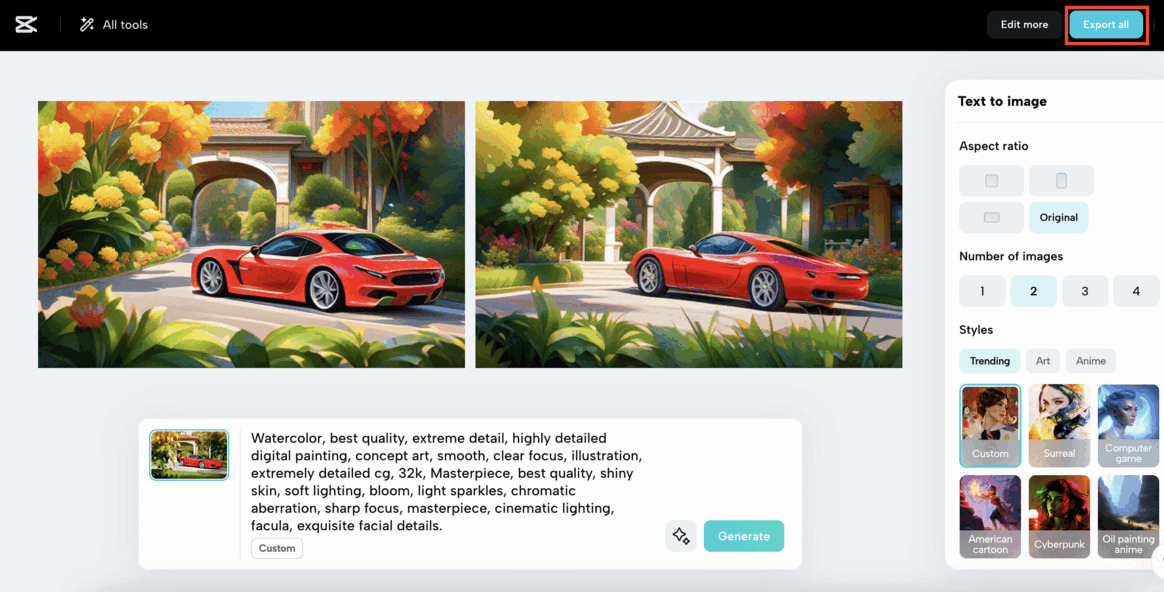 ai image for transportation