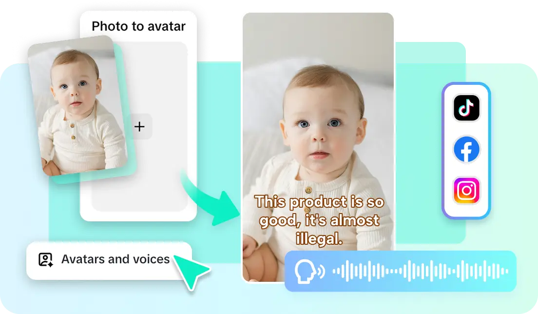 Custom avatar generator with live preview