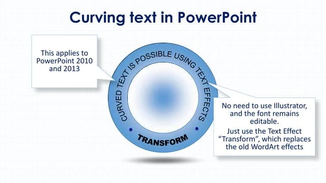 Font melengkung untuk materi pendidikan dan informasi