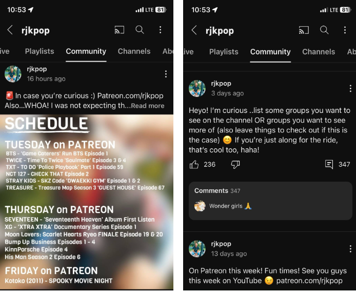 Творець відповідає на коментарі для зв "язку з аудиторією