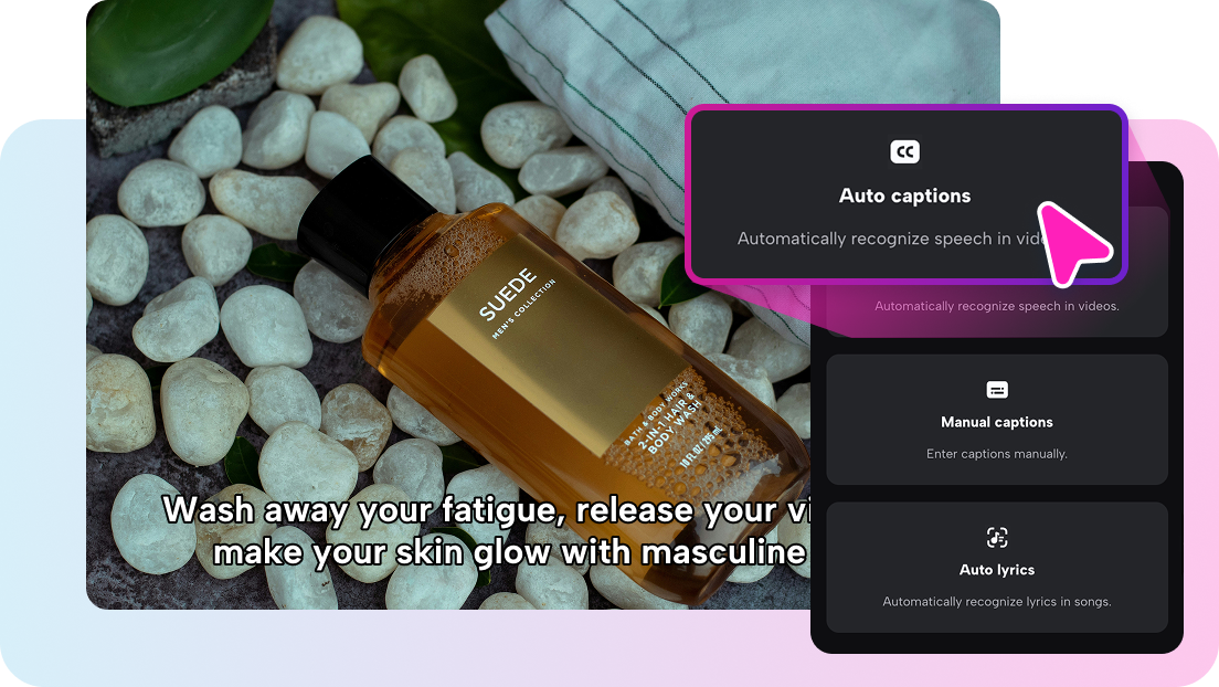 AI subtitle creation