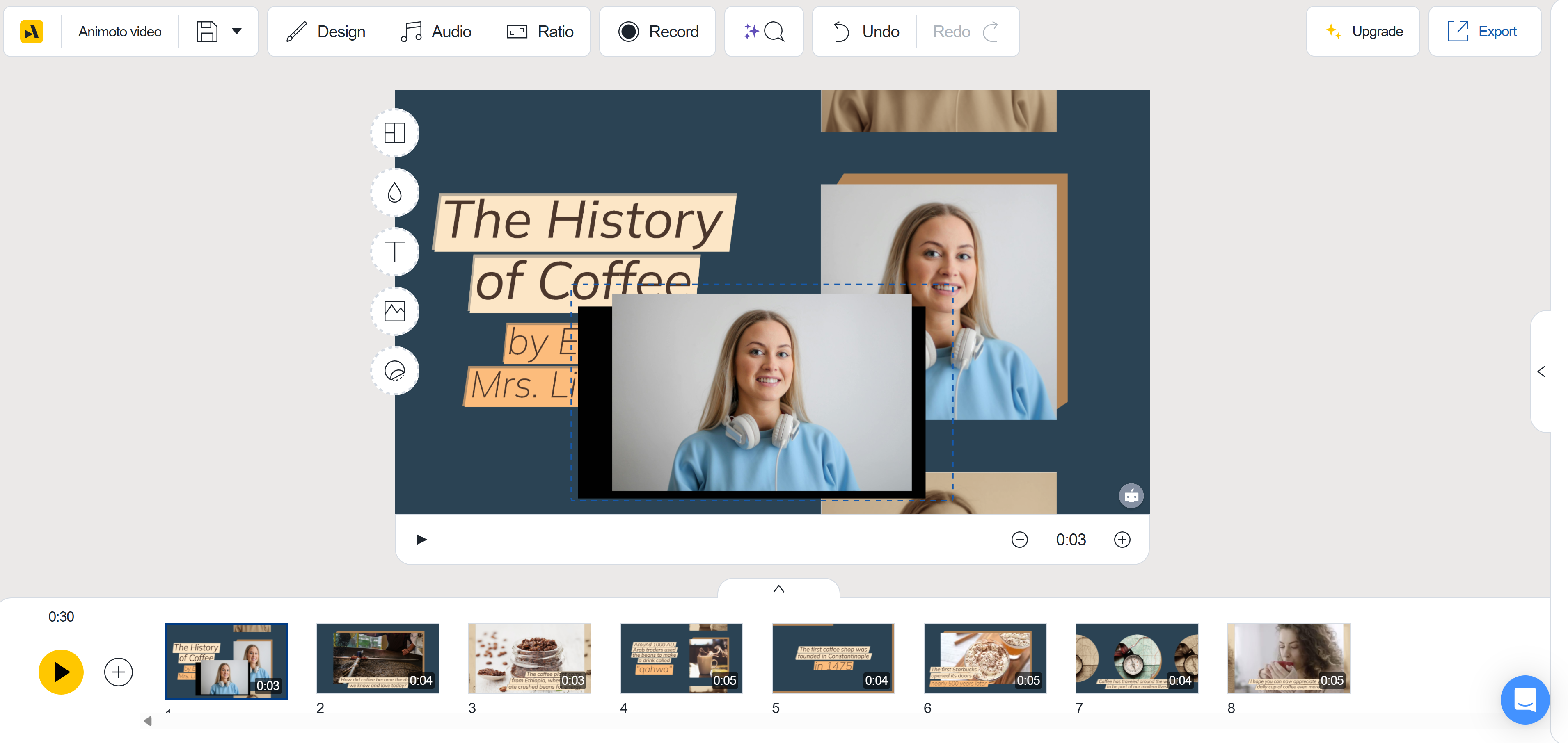 Animoto highlight video maker