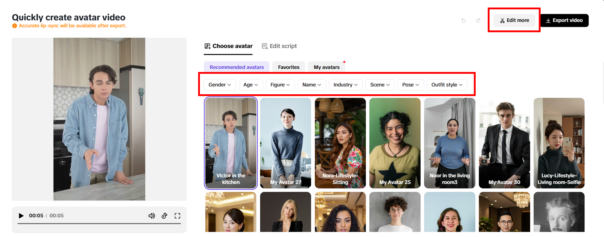 Personalize seu avatar