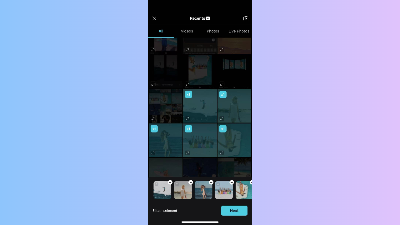 Upload media and generate