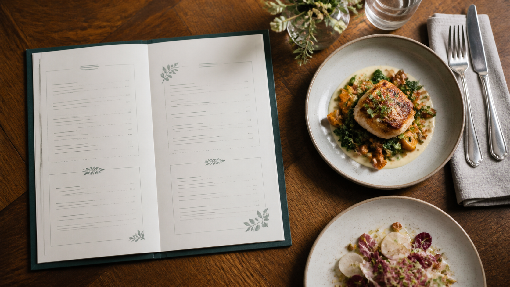 Restaurant Menu Design Ideas 16:9 cover visual