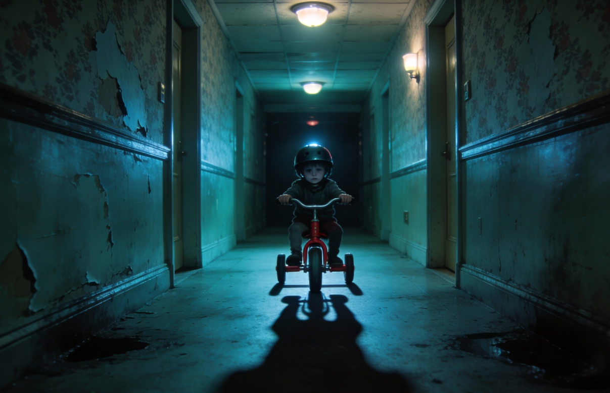 Forward dolly from The Shining