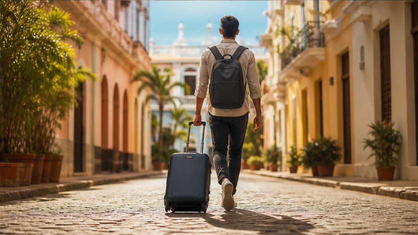 Avion de călătorie WhatsApp Story prompt exemplu 3 - Destinație dezvăluită