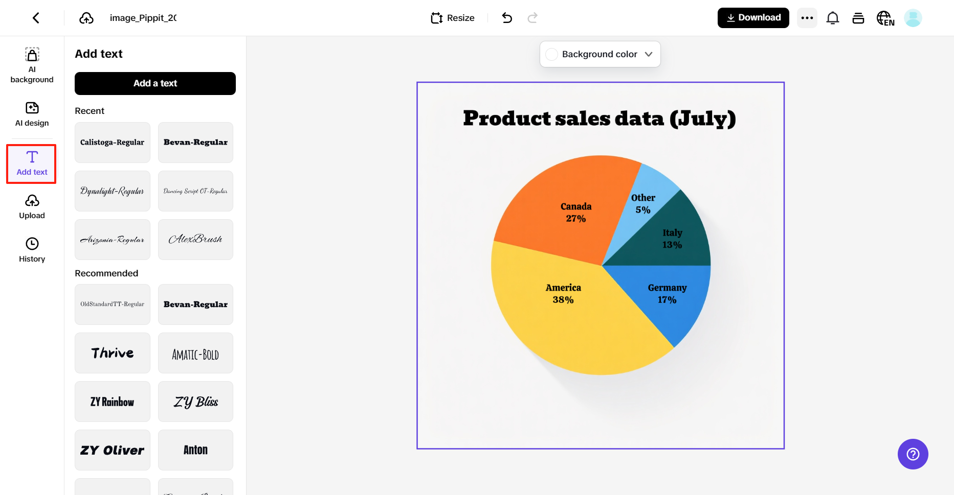 Customize your poster