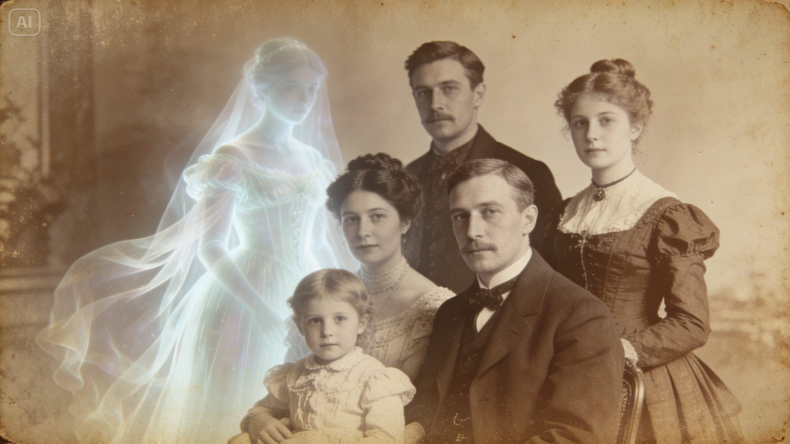 add ghost to photo mobile background image