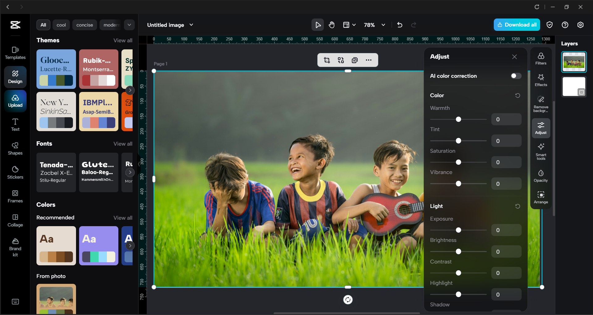 Interface ng CapCut desktop video editor - isang mas madaling paraan upang mag-edit ng mga larawan