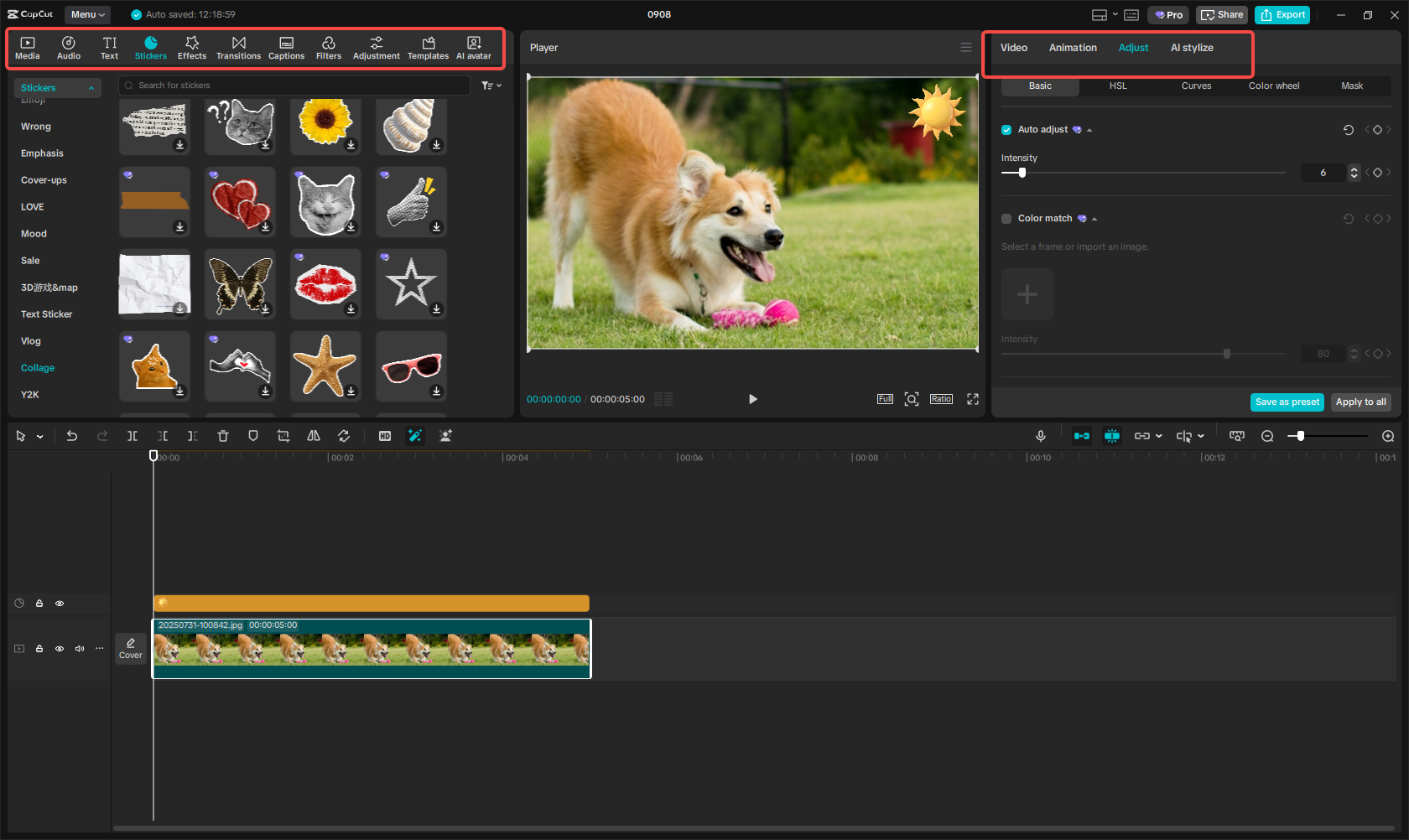 Edit your image with diverse images