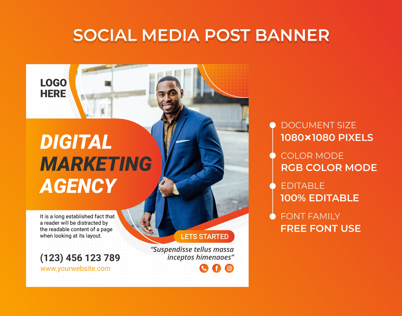 Editor teks yang digunakan untuk membuat grafik media sosial