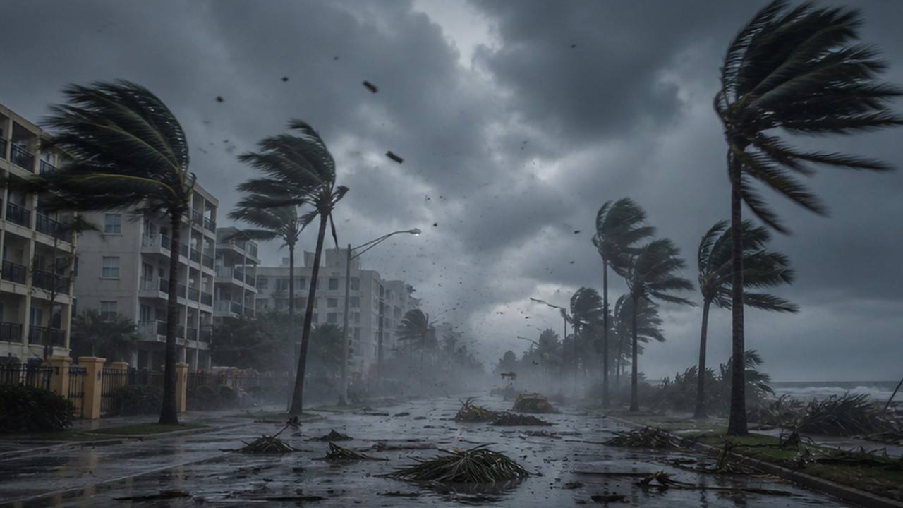 hurricane disaster scene prompt result 1