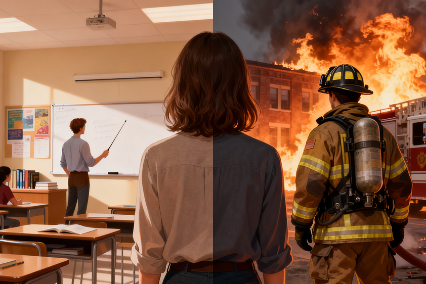 Police Officer × Nail Technician