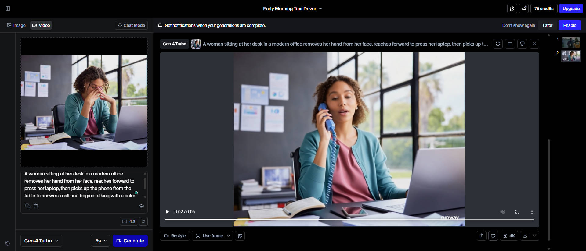 vídeos realistas com IA