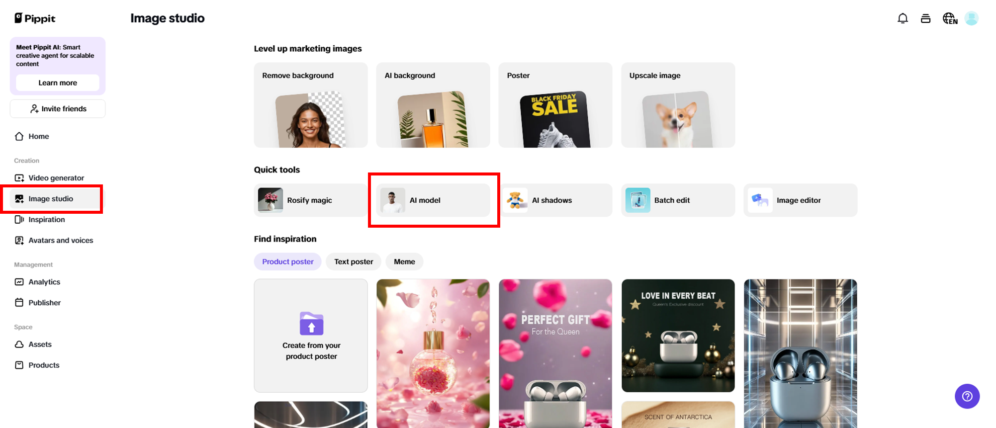 Get access to AI model